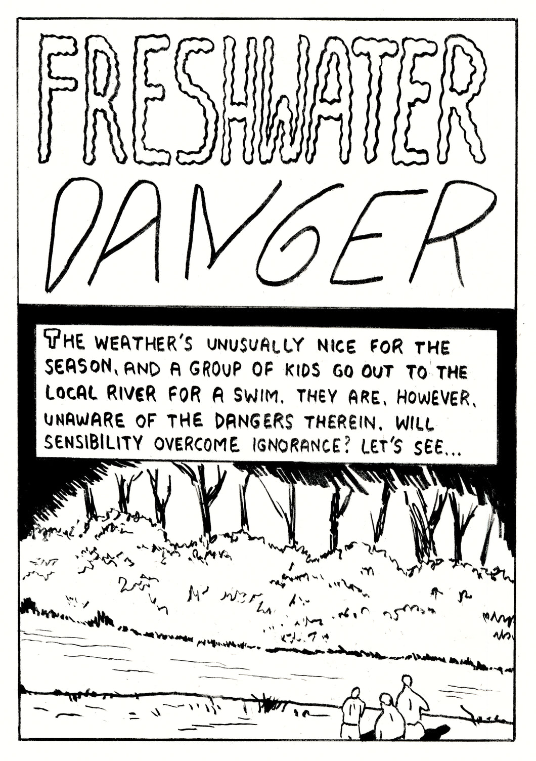 Original art: Freshwater Danger page 1