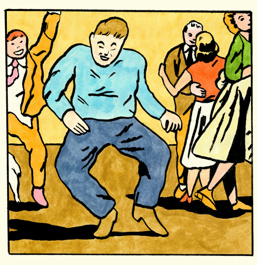 Original art: The Retirement Party page 38, panel 2